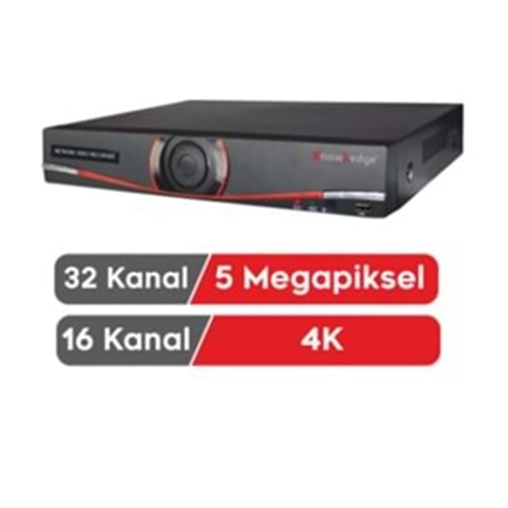 BLUEMASTER BM-7716 16 KANAL NVR 4K 5MP DESTEKLİ H265 XMEYE YAZILIM DESTEKLİ ESVİSİON ES-3016