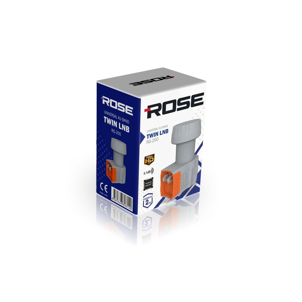 ROSE TWİN (İKİLİ) FULL HD 3D LNB DG-210 RG-200