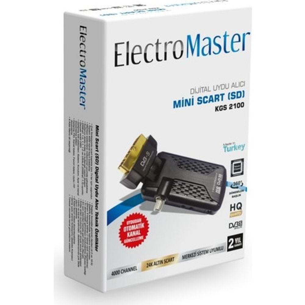 ELECTROMASTER SD MİNİ UYDU ALCISI KGS-2100