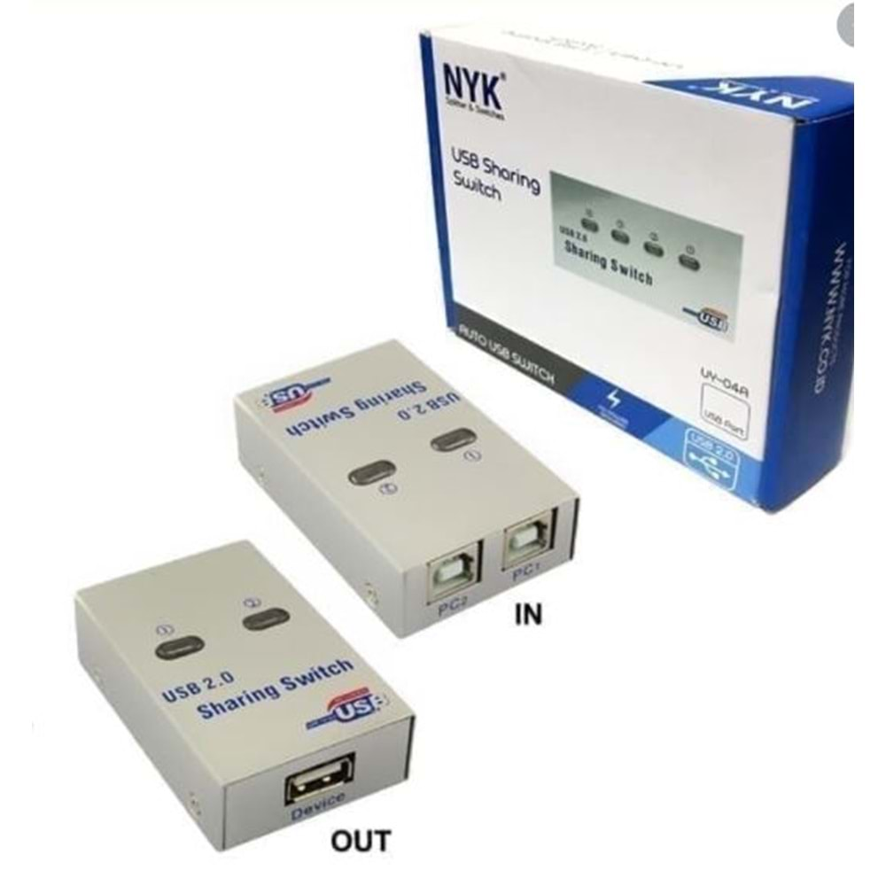 UY-02A USB 1*2 YAZICI BİRLEŞTİRİCİ APARAT