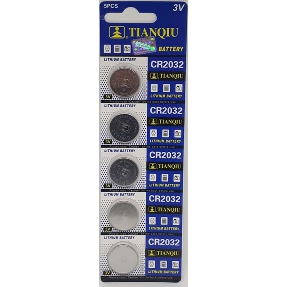 TITANQUI CR2032 LİTYUM PARA PİL (5Lİ PAKET)