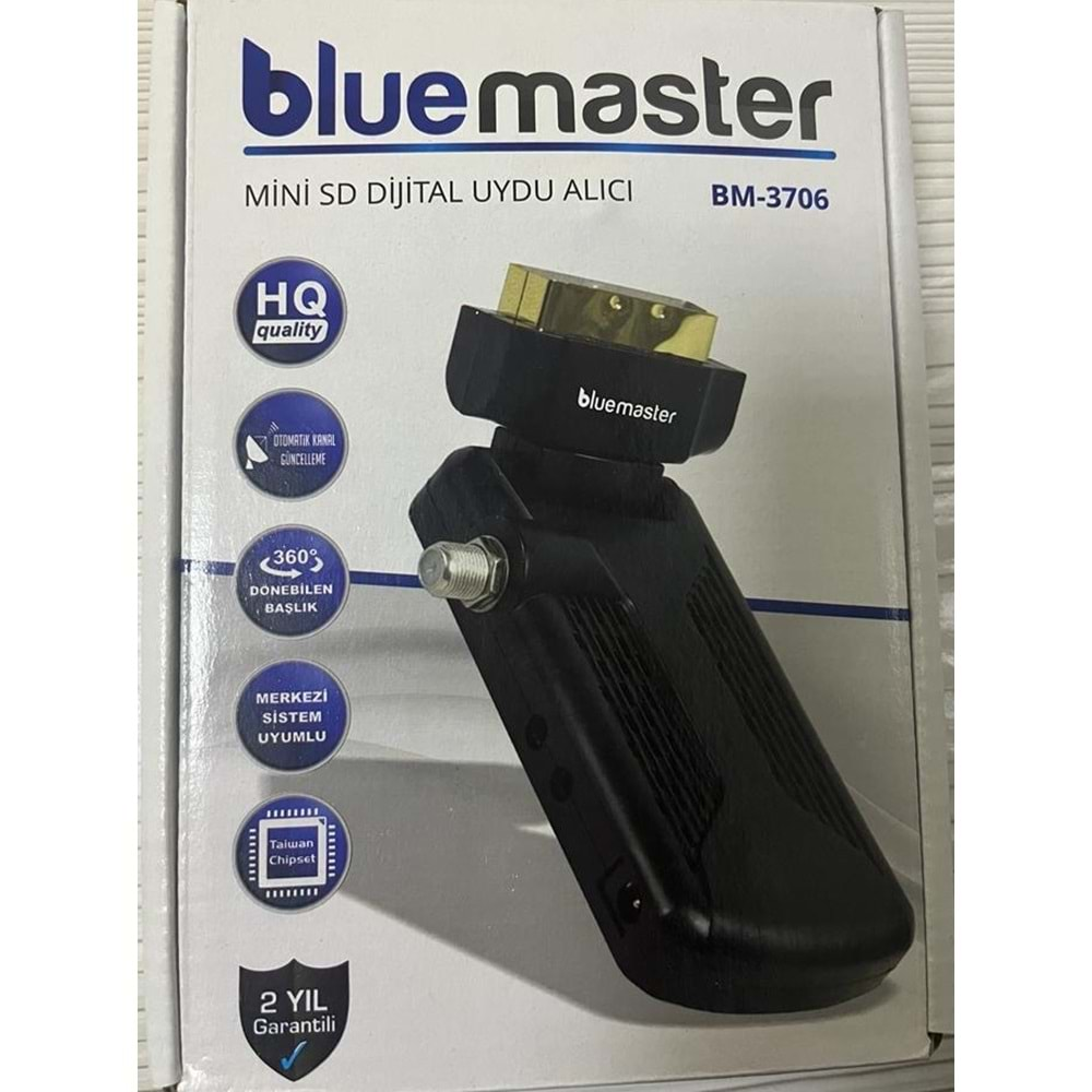 BLUEMASTER SD MİNİ UYDU ALCISI BM-3706