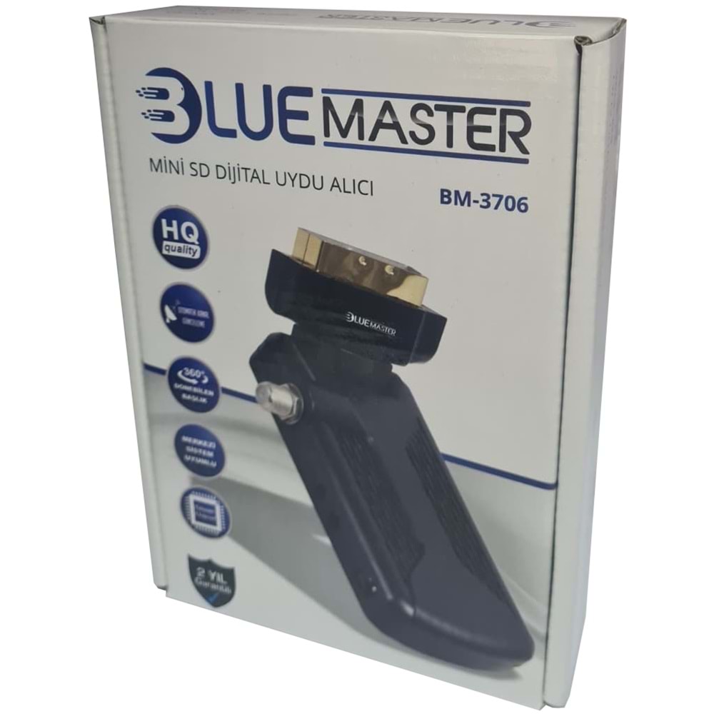 BLUEMASTER SD MİNİ UYDU ALCISI BM-3706