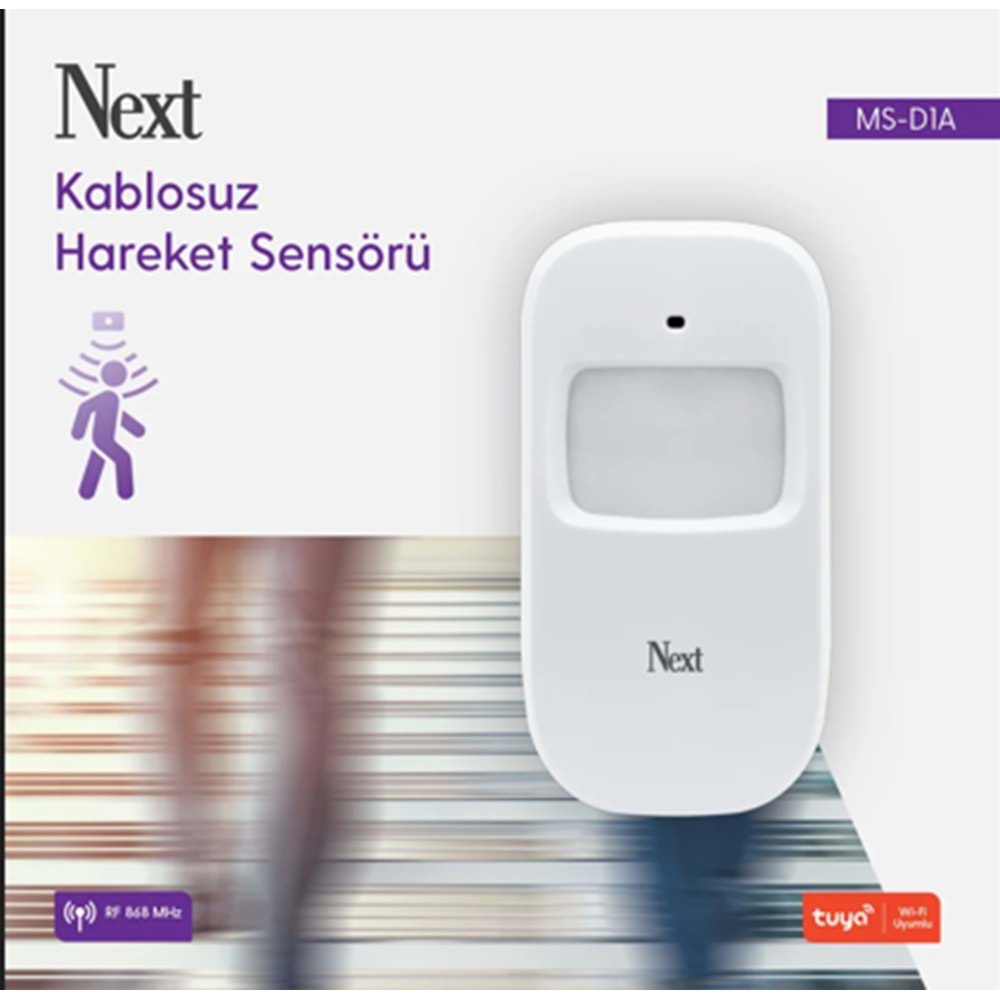 NEXT MS-D1A KABLOSUZ ALARM - HAREKET SENSÖRÜ PIR