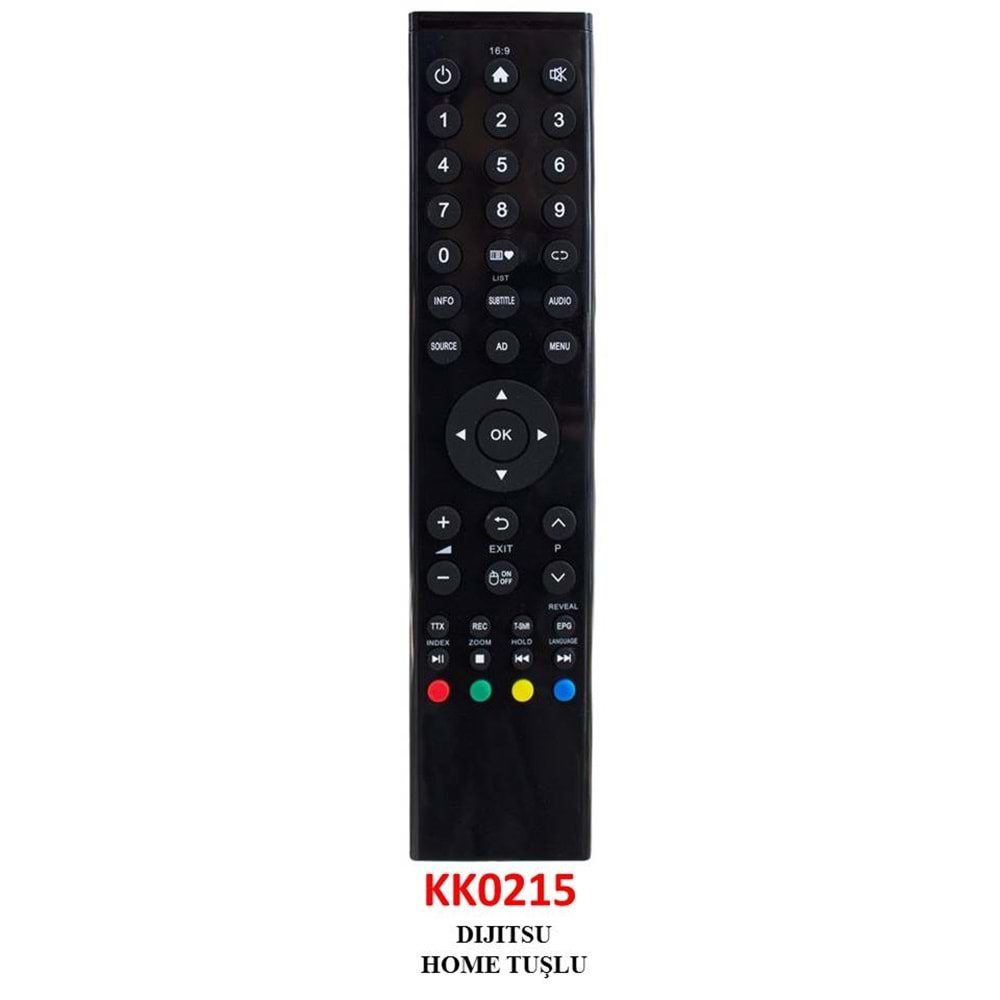 LCD KUMANDA DİJİTSU ANDROİD HOME MOUSE TUŞLU RML626 KK0215 BML609 LCD609