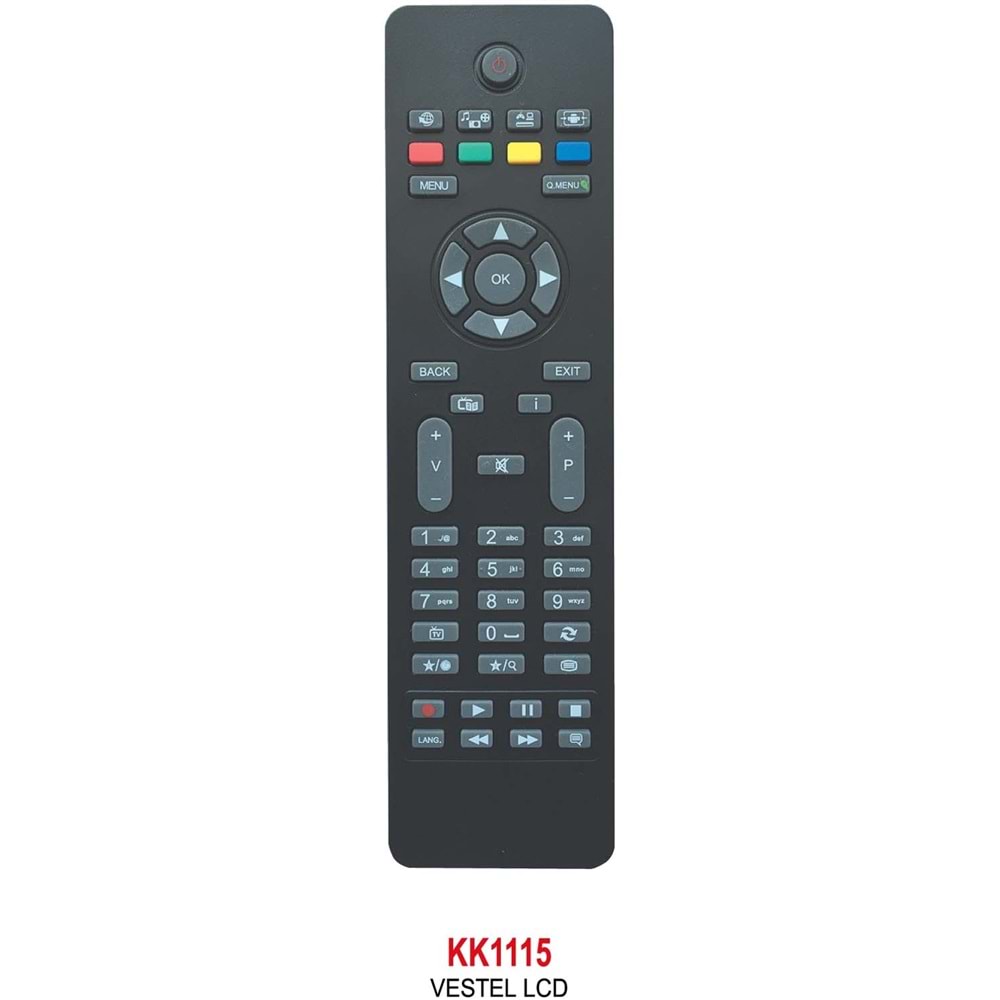 LCD KUMANDA VESTEL ESKİ TİP IRL1115 LCD560 IRL1115