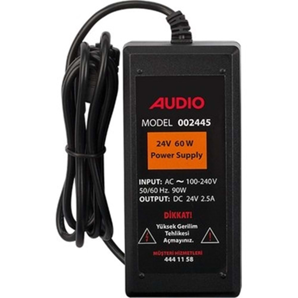 AUDİO 002445 BUS PLUS/SMART 24V 60WATT POWER SUPPLY ADAPTÖR