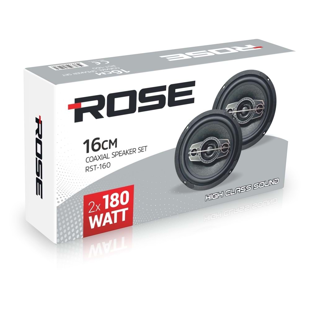 ROSE RST-160 16CM TWEETERLİ 2X180 WATT 2Lİ TAKIM HOPARLÖR