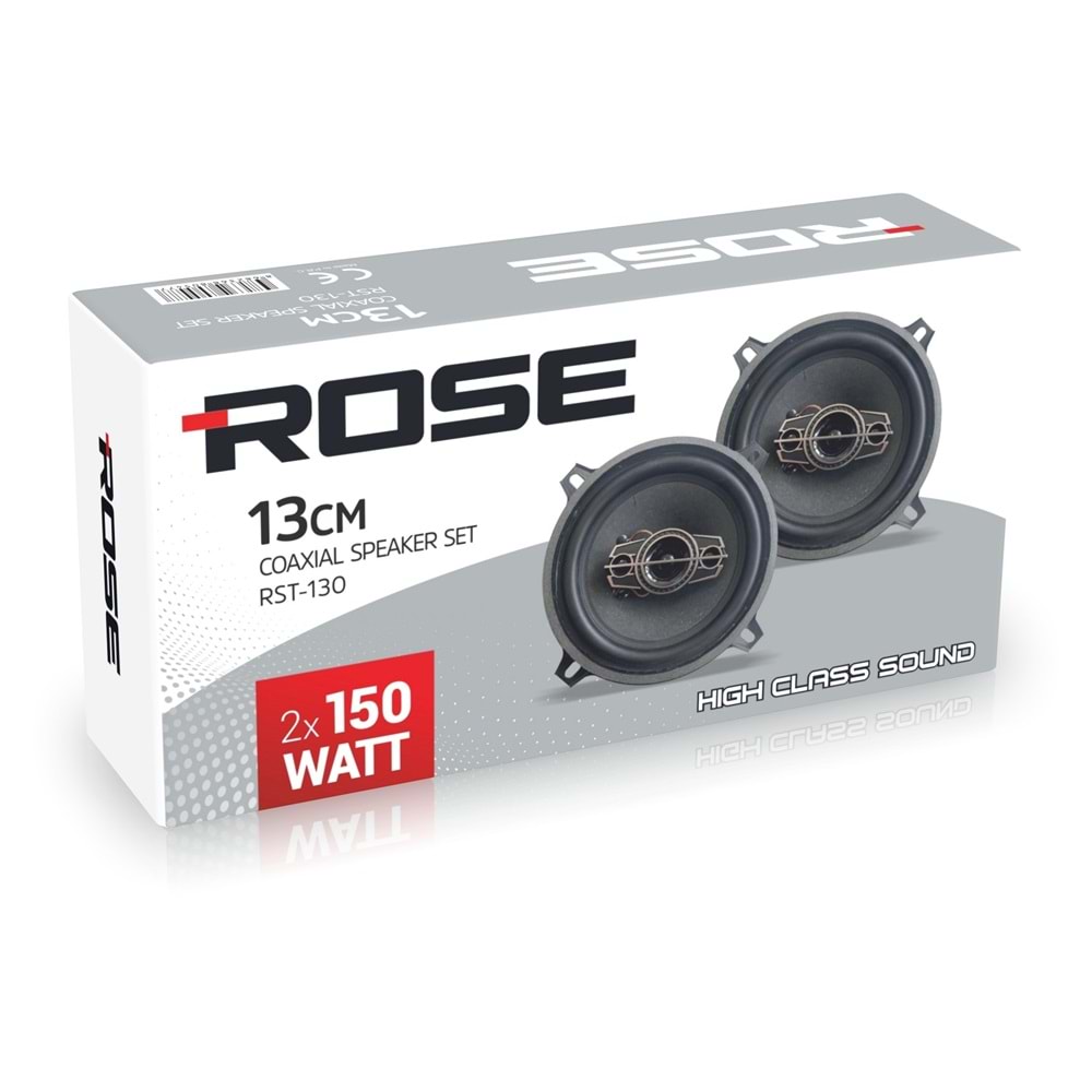 ROSE RST-130 13CM TWEETERLİ 2X150 WATT 2Lİ TAKIM HOPARLÖR