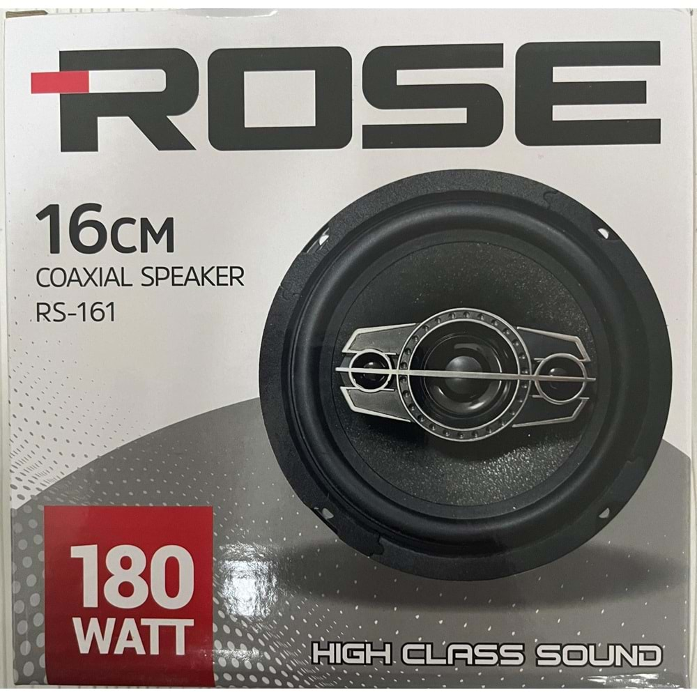 ROSE RS-161 16CM TWEETERLİ 180 WATT TEK HOPARLÖR