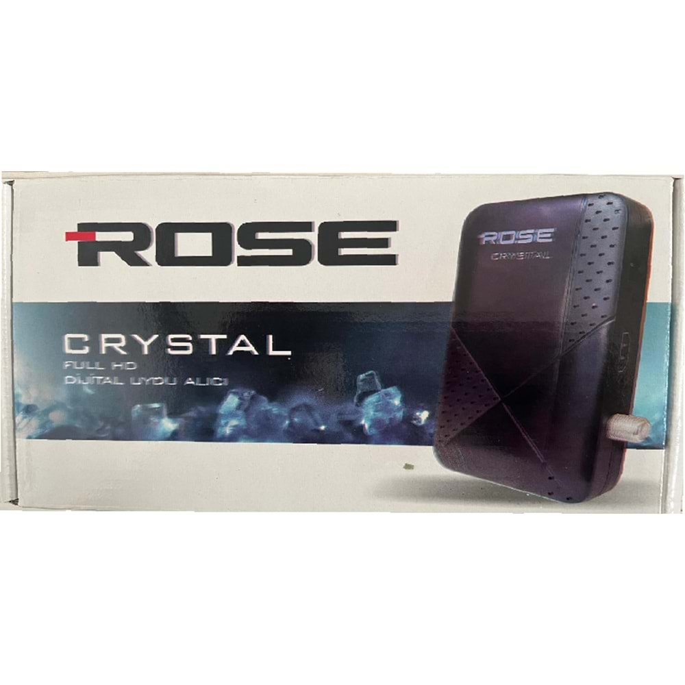 ROSE CRYSTAL MİNİ KUTU YUVARLAK GÖZ FULL HD UYDU ALICISI