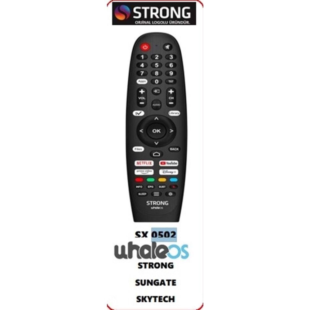 LCD KUMANDA STRONG WHALEOS SUNGATE SKYTECH SX0502