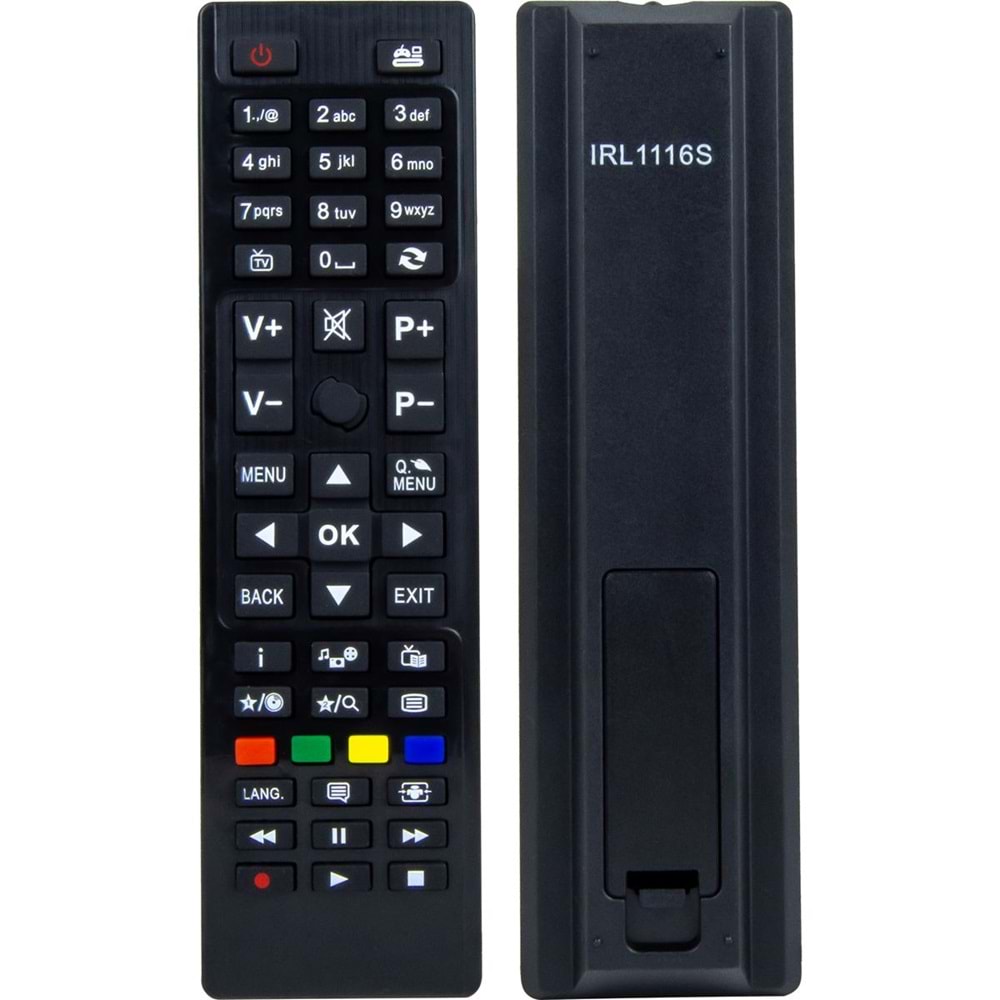 LCD KUMANDA IRL1116S VESTEL REGAL Hİ-LEVEL TELEFUNKEN