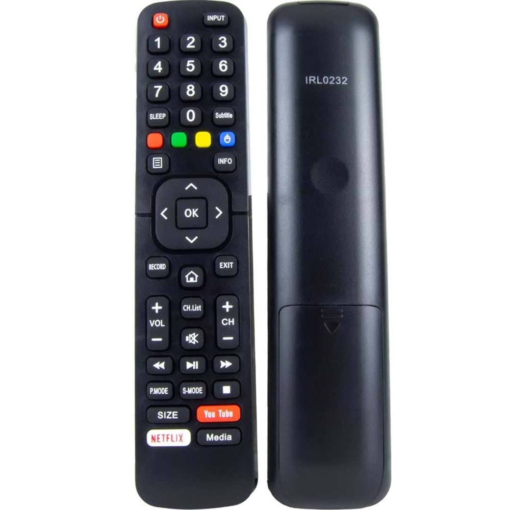 LCD KUMANDA STRONG 32RS2000-43RS4000-50RS8000 55RS8000 SMART NETFLİX YOUTUBE TUŞLU IRL0232