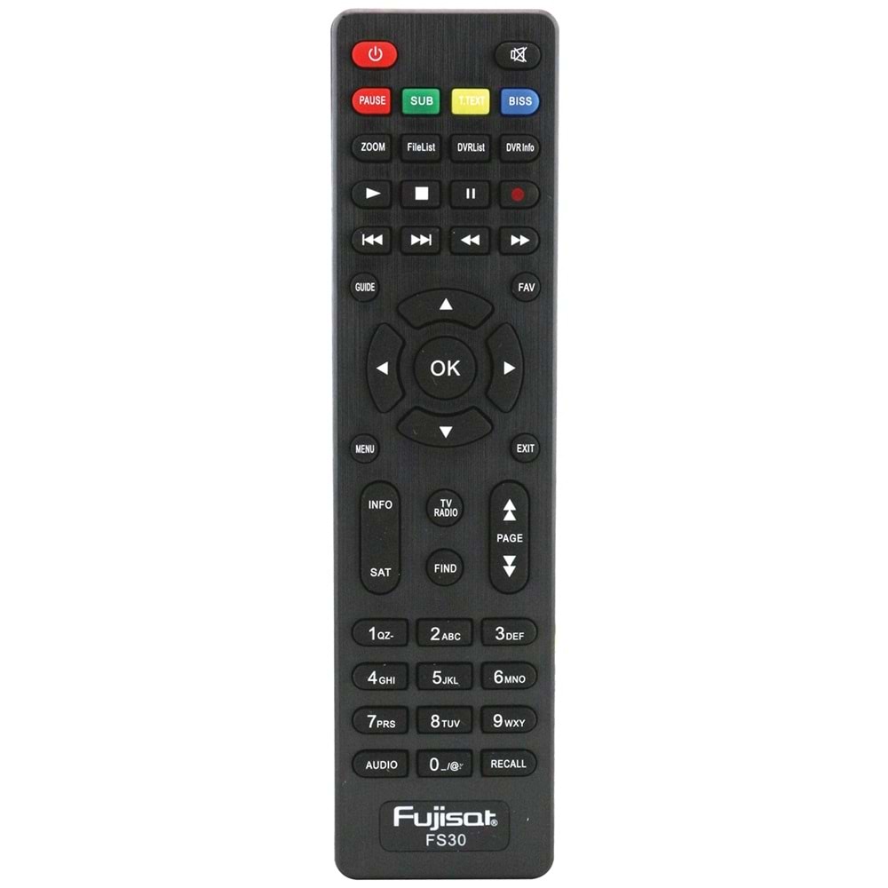 KUMANDA KR FUJISAT FS-30HD ORJİNAL HD UYDU KUMANDASI 13947