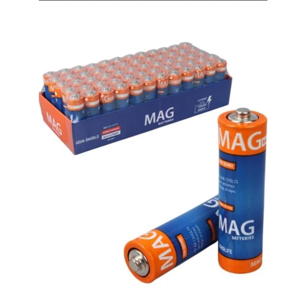 MAG BÜYÜK KALEM PİL (60LI) AA