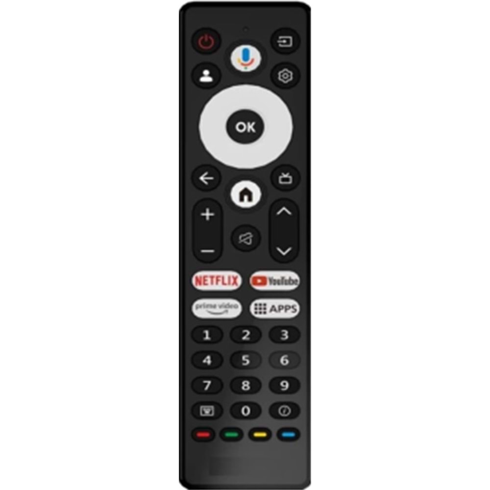 LCD KUMANDA SX0022-V ARÇELİK BEKO GRUNDİG GOOGLE TV SES KOMUTLU KUMANDA ND1187R-7V