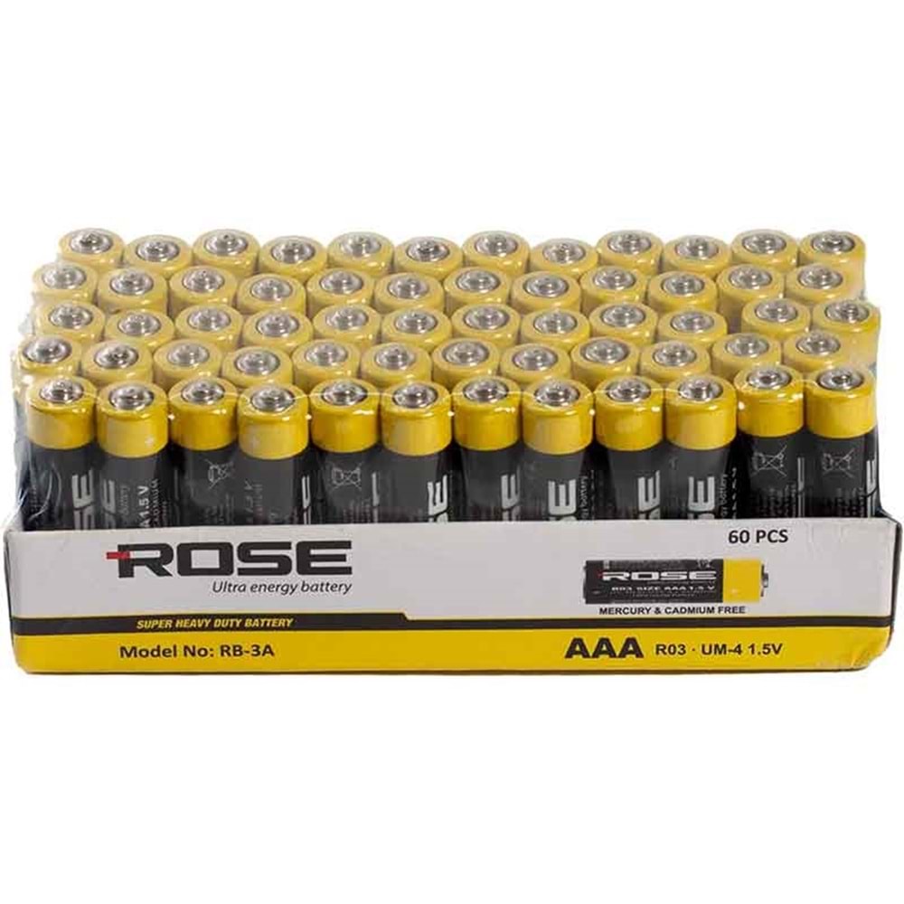 TEKLİ ROSE KÜÇÜK KUMANDA PİLİ AAA KUMANDA PİLİ