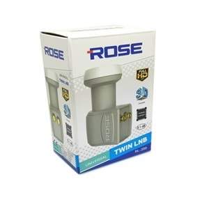 ROSE TWİN (İKİLİ) FULL HD 3D LNB DG-210