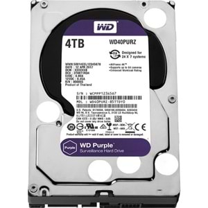 4 TB HARDDİSK WD 7/24 GÜVENLİK DİSKİ PURPLE 3.5