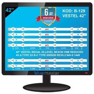 BM-4 (4X6LED - 2X6LED) VESTEL 42'' B-129 RTL0124 VNB REDUCED 055S2B REV0.2 94V-0 1449 (2X124-4*128)