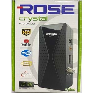 ROSE CRYSTAL PLUS DİSPALY GÖZ BÜYÜK KUMANDA FULL HD UYDU ALICISI