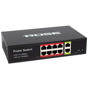 ROSE PR-830G 8+2 10/100/1000Mbps SMART GİGABİT POE SWITCH