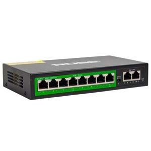 ROSE PR-820 10/100 MEGABİT 8+2 POE SWİTCH 120W 52V 3A