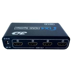 1/4 HDMI SPLİTTER ÇOĞALTICI 1.4V 1080İ-1080P 1X4 HDMI-104