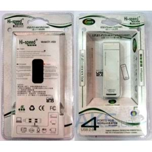 USB 2.0 ORJİNAL ÇOKLAYICI 4 LÜ SY-H001