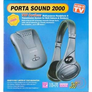 PORTA SOUND 2000 KABLOSUZ KULAKLIK