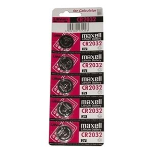 MAXELL CR2032 LİTYUM PARA PİL (5Lİ PAKET)