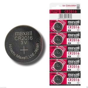 MAXELL CR2016 LİTYUM PARA PİL (5Lİ PAKET)