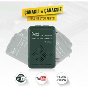 NEXT JETSTREAM HD DAHİLİ WİFİ 1 YIL ÜCRETSİZ