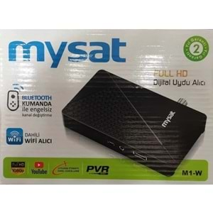 MYSAT BLUETOOTH KUMANDA DAHİLİ WİFİ FULL HD ÇANAKSIZ UYDU İZLEME