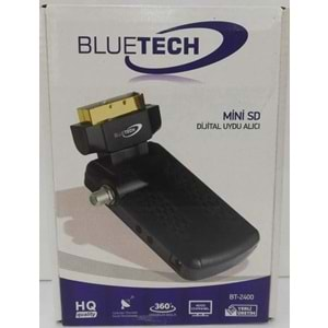 BLUETECH BT-2400 SD MİNİ SCART UYDU ALICISI