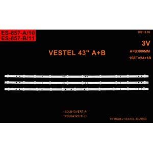 BM-222 (1X11LED 80CM - 2X10LED 80CM) VESTEL 43