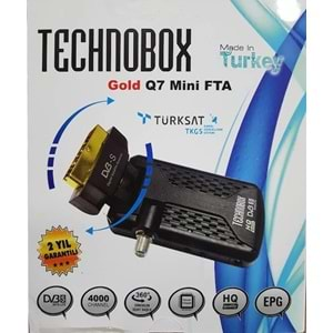 TECHNOBOX GOLD Q7 SD MİNİ UYDU ALICISI