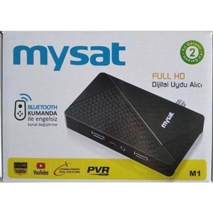 MYSAT M1 BLUETOOTH KUMANDA WİFİSİZ FULL HD ÇANAKSIZ UYDU İZLEME