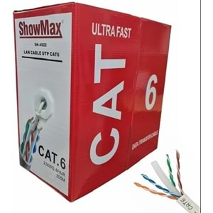 SHOWMAX CAT6 KABLO 23 AWG 305 METRE KUTULU SH-4022