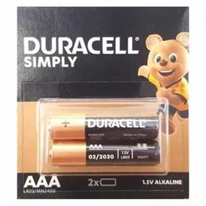 DURACELL KÜÇÜK KUMANDA PİLİ 2Lİ