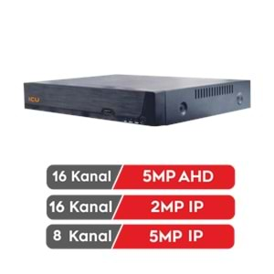 IC HD 5MN16-1XM 16 KANAL 1080P 5MP DESTEKLİ AHD DVR KAYIT CİHAZI