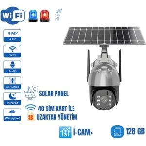 RADEX RX-100 4G 4MP IP 4MM LENS SOLAR SİSTEM SU GEÇİRMEZ DIŞ MEKAN PTZ KAMERA