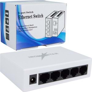 İRONSTAR IRS-G5 5 PORT 10/100/1000 GIGABİT SWITCH