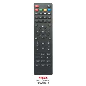 KUMANDA TELEDÜNYA HD-NETA 8900 HD RK363 BMU388 DRU388 KR88055