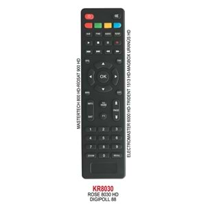 KUMANDA ROSE 8030 HD-DIGIPOLL 88-MASTERTECH 800 HD BMU367 DRU367 KR8030