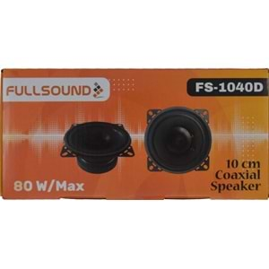 FULLSOUND FS-1040D 10 CM 80W ÇİFT KAĞIT HOPLARLÖR