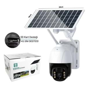 AVENIR AV-M11 4G SİM KARTLI 3MP SOLAR PANELLİ GÜNEŞ ENERJİLİ PTZ 360 DÖNEBİLEN DOME KAMERA