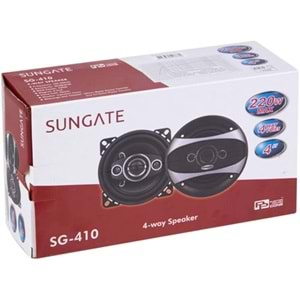 SUNGATE SG-410 TAKIM OTO HOPARLÖR SETİ 220W