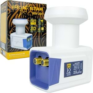 İRONSTAR TWİN (İKİLİ) FULL HD 3D LNB IRN-200